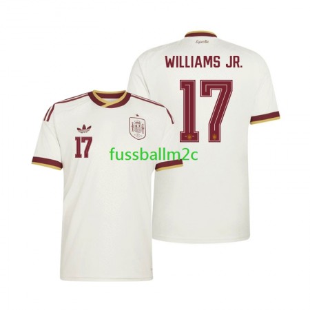 Fußballtrikots Spanien Nico Williams 17 Auswärts Trikotsatz WM 2026